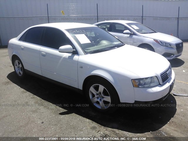 WAUJT68E92A305540 - 2002 AUDI A4 3.0 WHITE photo 1