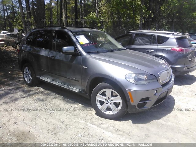 5UXZW0C54BL656862 - 2011 BMW X5 XDRIVE35D GRAY photo 1