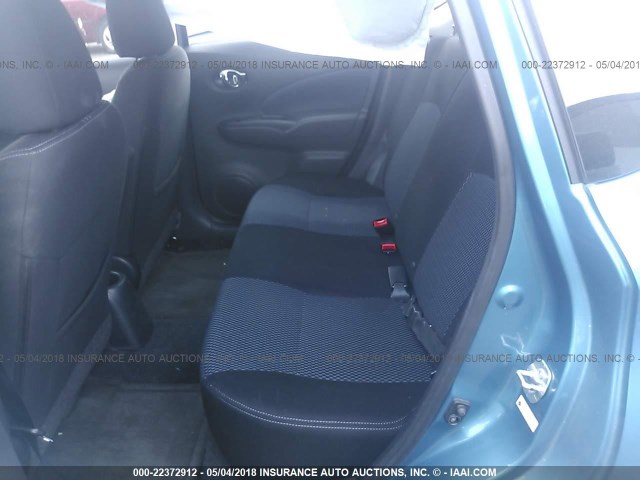 3N1CE2CP4FL431698 - 2015 NISSAN VERSA NOTE S/S PLUS/SV/SL/SR BLUE photo 8