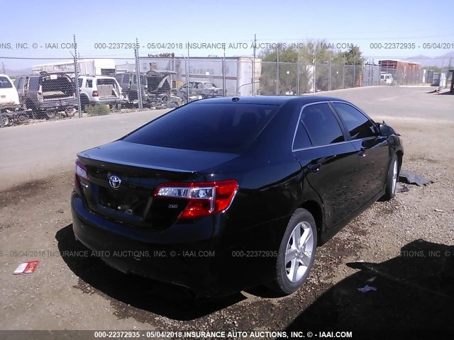 4T1BF1FK3EU347646 - 2014 TOYOTA CAMRY L/SE/LE/XLE 黑色 照片 4