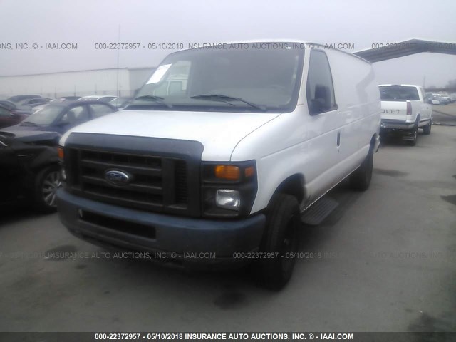 1FTNE2EW3CDA60240 - 2012 FORD ECONOLINE E250 VAN WHITE photo 2