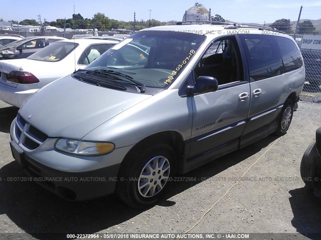 1B4GP54L7XB523006 - 1999 DODGE GRAND CARAVAN LE GRAY photo 2