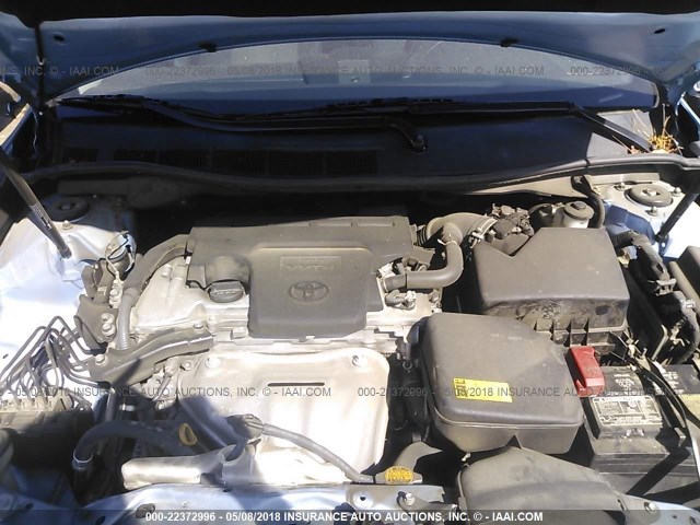 4T1BF1FK7CU577543 - 2012 TOYOTA CAMRY SE/LE/XLE ღია ლურჯი ფოტო 10