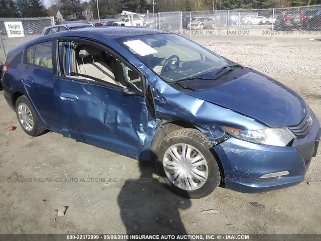 JHMZE2H56AS036963 - 2010 HONDA INSIGHT LX BLUE photo 6