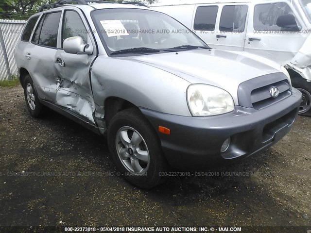 KM8SC13D65U967678 - 2005 HYUNDAI SANTA FE GLS/LX ვერცხლისფერი ფოტო 1
