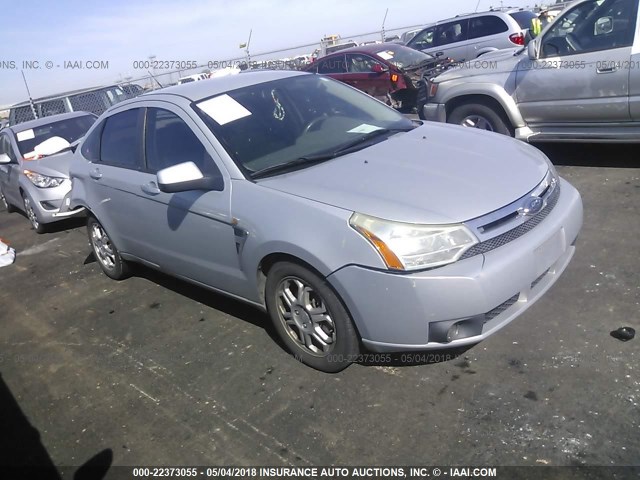 1FAHP35N58W181955 - 2008 FORD FOCUS SE/SEL/SES SILVER photo 1