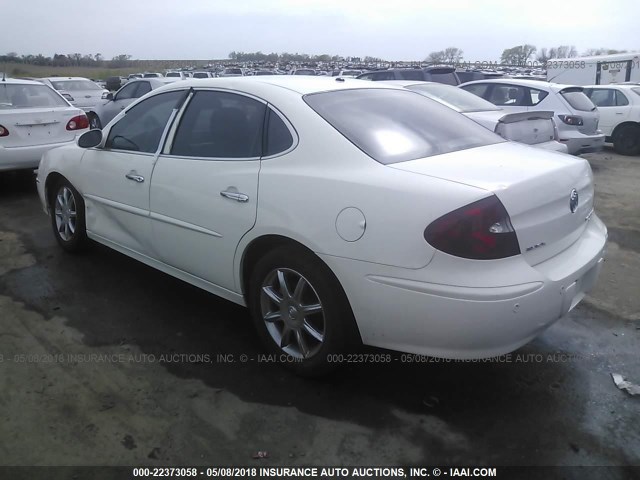 2G4WE537851219958 - 2005 BUICK LACROSSE CXS WHITE photo 3