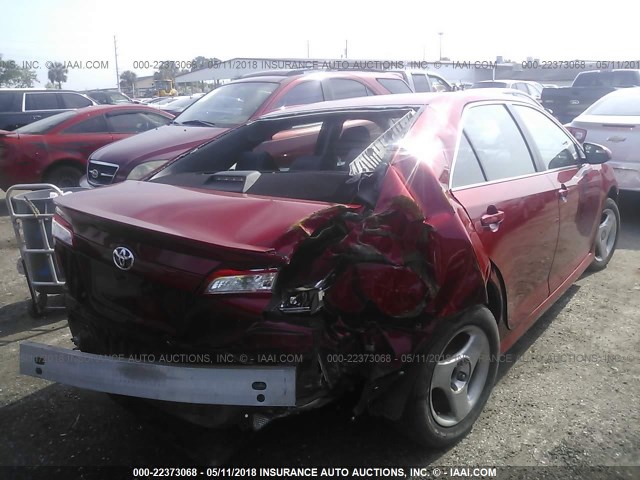4T1BF1FK7DU670984 - 2013 TOYOTA CAMRY L/SE/LE/XLE 红色 照片 6