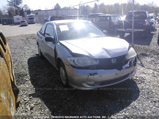 1HGEM22165L013919 - 2005 HONDA CIVIC DX VP Gümüş foto 1