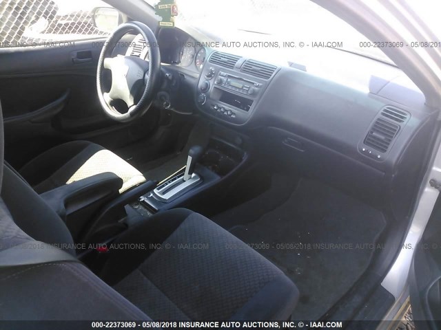 1HGEM22165L013919 - 2005 HONDA CIVIC DX VP Gümüş foto 5