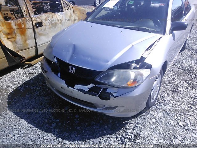 1HGEM22165L013919 - 2005 HONDA CIVIC DX VP Gümüş foto 6