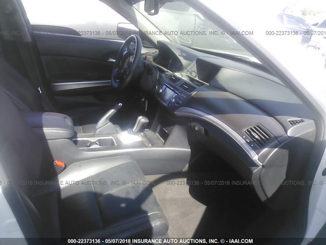 5J6TF1H56EL001543 - 2014 HONDA CROSSTOUR EXL თეთრი ფოტო 5