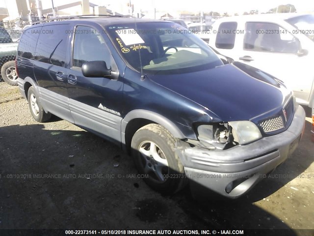 1GMDX13E33D102993 - 2003 PONTIAC MONTANA LUXURY BLUE photo 1