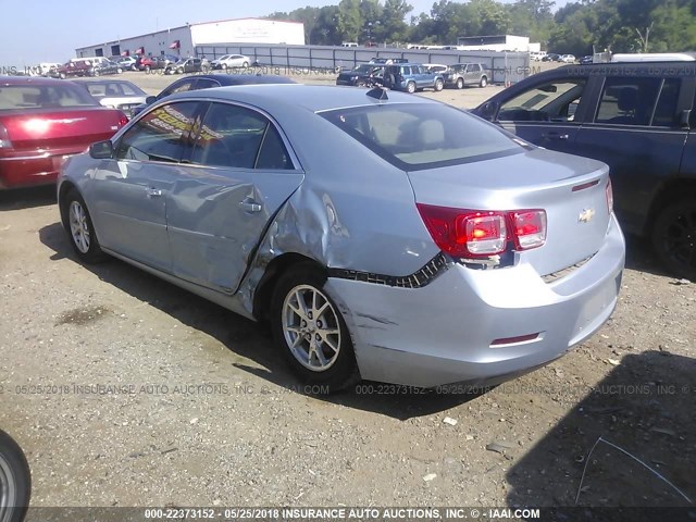 1G11A5SA6DU130960 - 2013 CHEVROLET MALIBU LS Light Blue photo 3