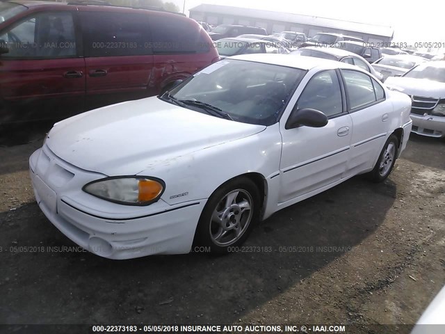 1G2NV52E34C252752 - 2004 PONTIAC GRAND AM GT1 WHITE photo 2