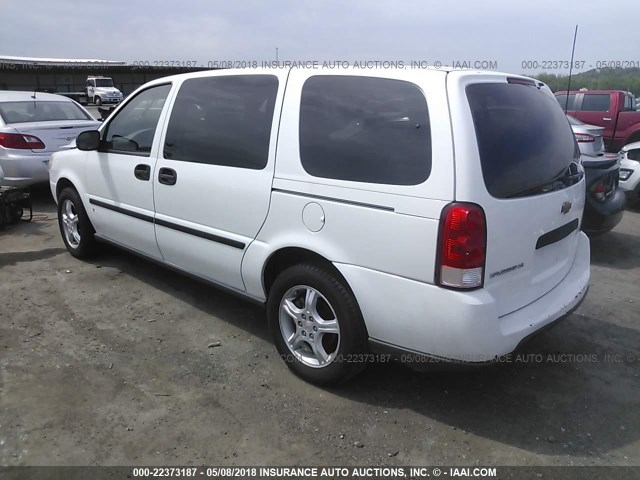 1GNDV23137D182502 - 2007 CHEVROLET UPLANDER LS WHITE photo 3