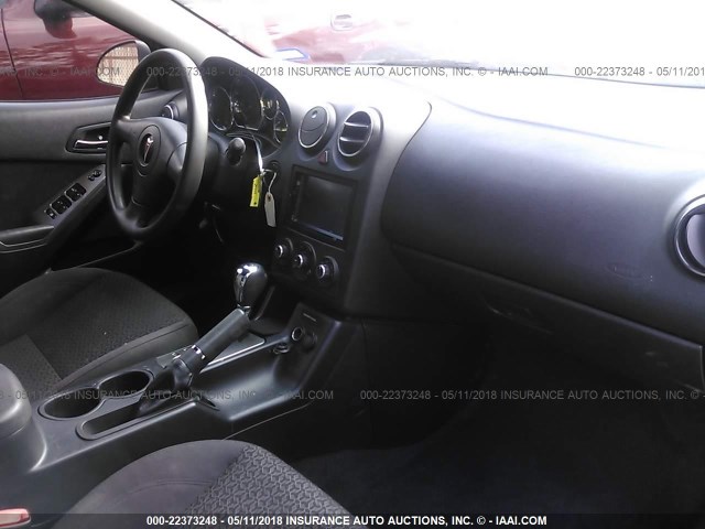 1G2ZF58B174157665 - 2007 PONTIAC G6 VALUE LEADER/BASE RED photo 5