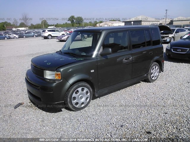 JTLKT324654030089 - 2005 TOYOTA SCION XB შავი ფოტო 2
