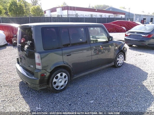 JTLKT324654030089 - 2005 TOYOTA SCION XB შავი ფოტო 4