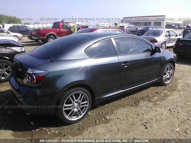 JTKDE177670199053 - 2007 TOYOTA SCION TC 灰色 照片 4