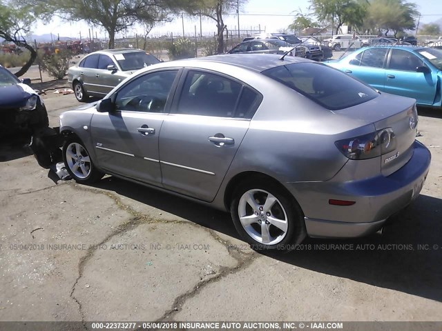 JM1BK323461433951 - 2006 MAZDA 3 S GRAY photo 3