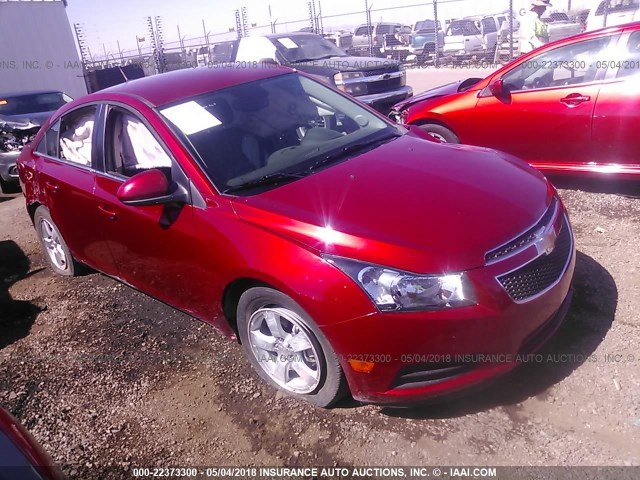 1G1PC5SB2E7353543 - 2014 CHEVROLET CRUZE LT RED photo 1