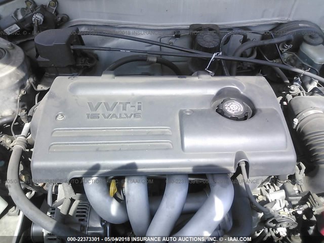 1NXBR12E2YZ411820 - 2000 TOYOTA COROLLA VE/CE/LE 银色 照片 10