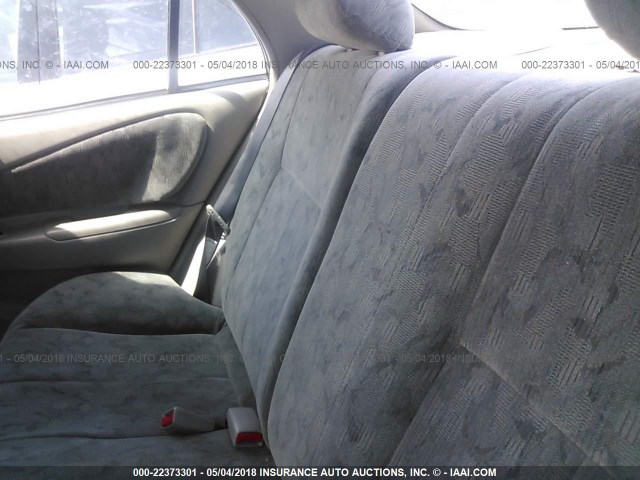 1NXBR12E2YZ411820 - 2000 TOYOTA COROLLA VE/CE/LE 银色 照片 8