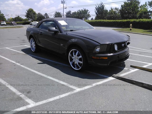 1ZVHT85H855205595 - 2005 FORD MUSTANG GT BLACK photo 1