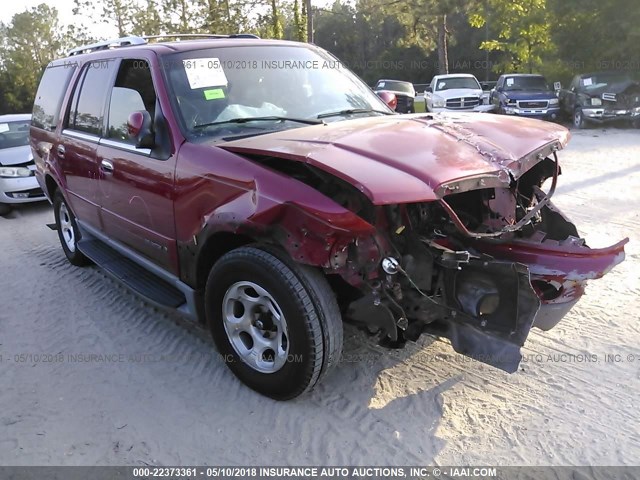 5LMEU27A31LJ05225 - 2001 LINCOLN NAVIGATOR RED photo 1