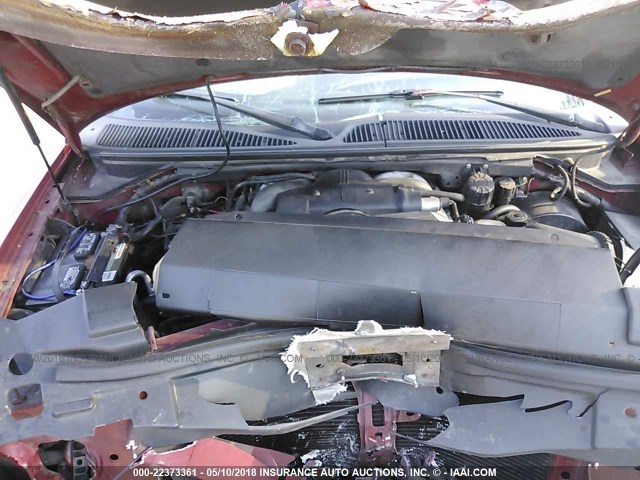 5LMEU27A31LJ05225 - 2001 LINCOLN NAVIGATOR RED photo 10