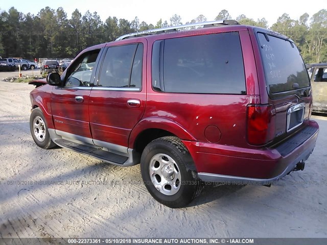 5LMEU27A31LJ05225 - 2001 LINCOLN NAVIGATOR RED photo 3