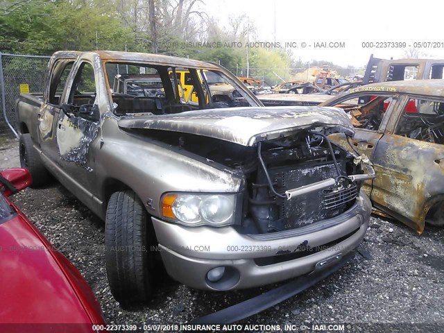 3D7KA28643G742837 - 2003 DODGE RAM 2500 ST/SLT 金色 照片 1