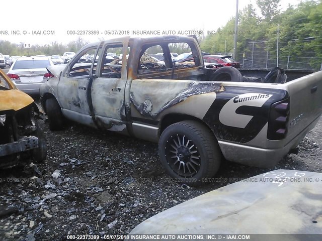 3D7KA28643G742837 - 2003 DODGE RAM 2500 ST/SLT 金色 照片 3