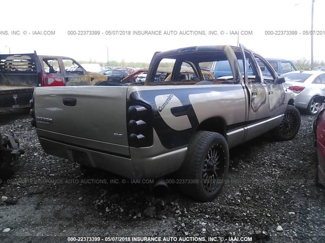 3D7KA28643G742837 - 2003 DODGE RAM 2500 ST/SLT 金色 照片 4