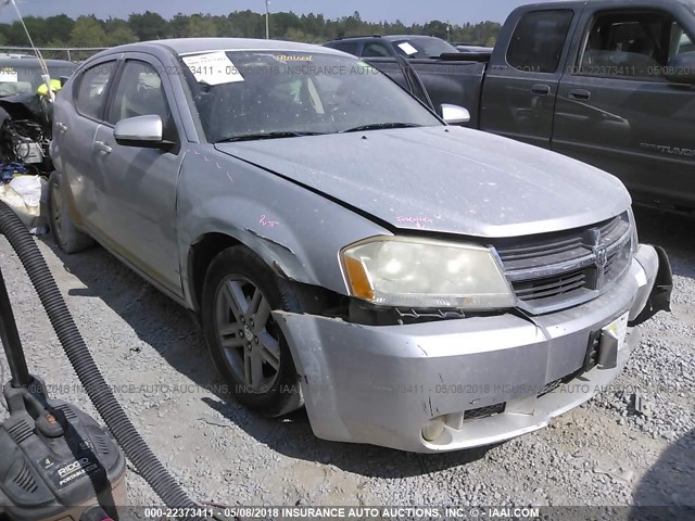 1B3CC5FB9AN189800 - 2010 DODGE AVENGER R/T SILVER photo 1