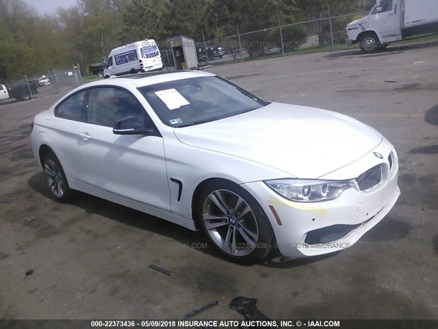 WBA3N9C53EK246026 - 2014 BMW 428 XI WHITE photo 1