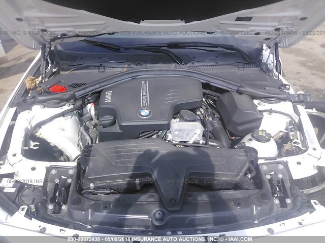 WBA3N9C53EK246026 - 2014 BMW 428 XI WHITE photo 10