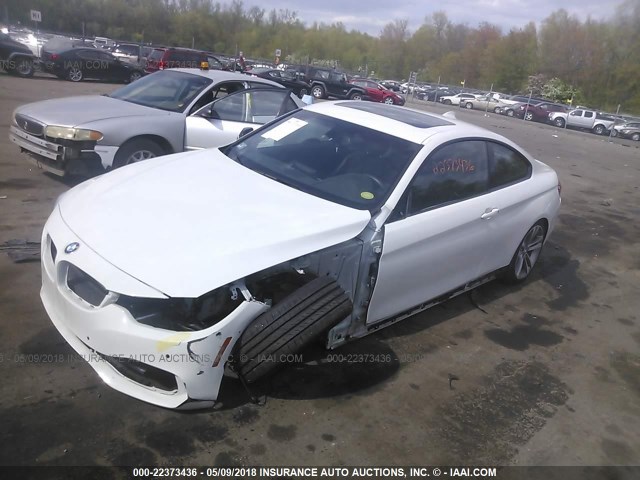 WBA3N9C53EK246026 - 2014 BMW 428 XI WHITE photo 2