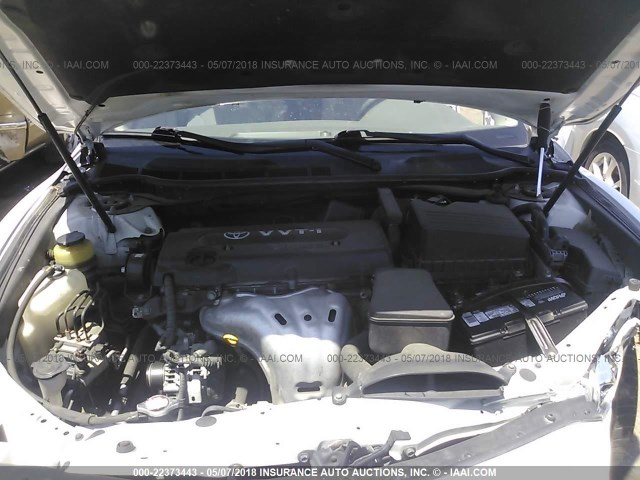 4T1BE46K87U573625 - 2007 TOYOTA CAMRY NEW GENERAT CE/LE/XLE/SE WHITE photo 10