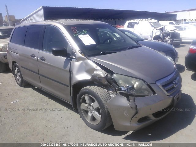 5FNRL38256B046312 - 2006 HONDA ODYSSEY LX GOLD photo 1