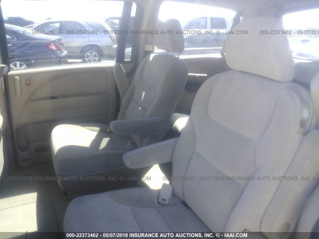 5FNRL38256B046312 - 2006 HONDA ODYSSEY LX GOLD photo 8