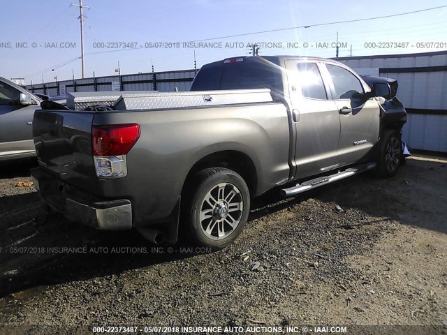5TFRM5F15DX052004 - 2013 TOYOTA TUNDRA DOUBLE CAB SR5 Pewter photo 4