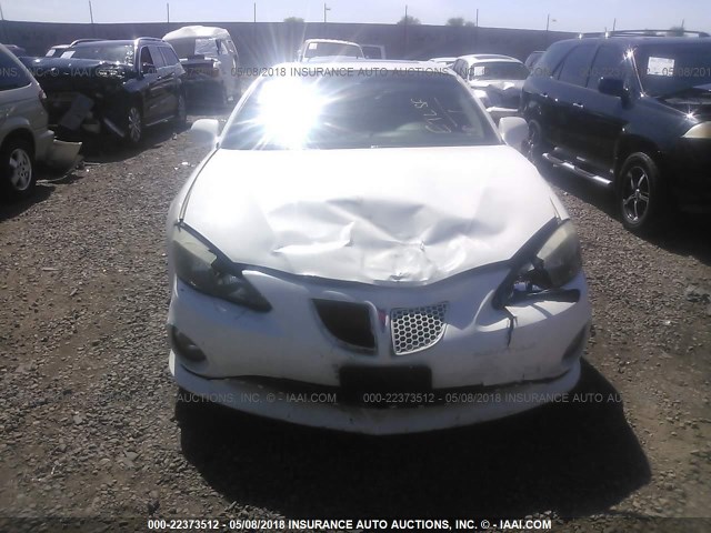 2G2WR554761226157 - 2006 PONTIAC GRAND PRIX GT WHITE photo 6