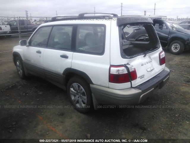 JF1SF65531H729228 - 2001 SUBARU FORESTER S Ağ foto 3