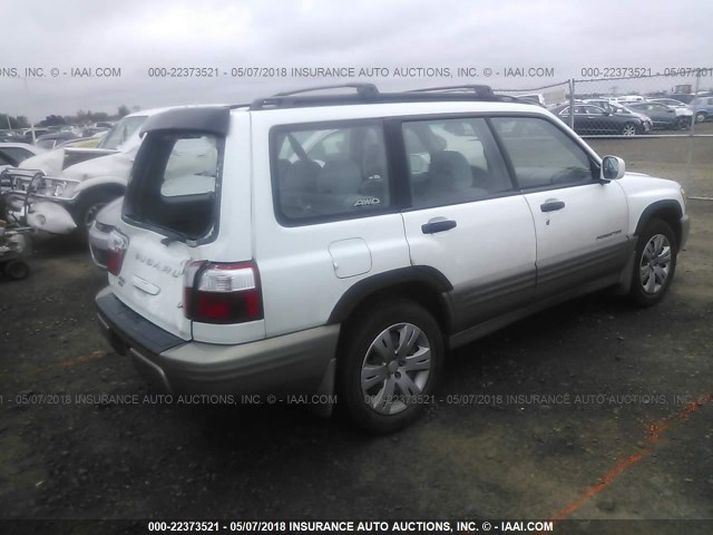 JF1SF65531H729228 - 2001 SUBARU FORESTER S Ağ foto 4