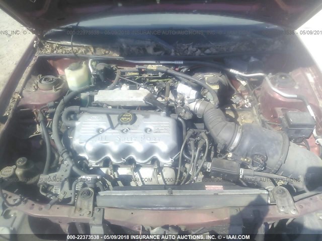 3FAFP13P62R107034 - 2002 FORD ESCORT RED photo 10