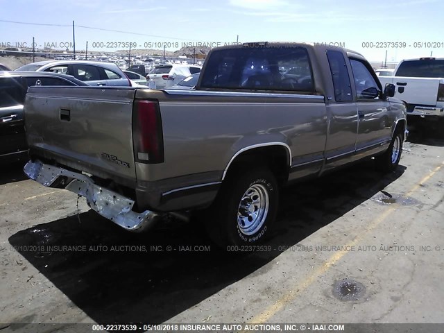 2GTEC19K2R1592638 - 1994 GMC SIERRA C1500 GOLD photo 4