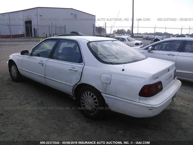 JH4KA7677SC001777 - 1995 ACURA LEGEND LS WHITE photo 3