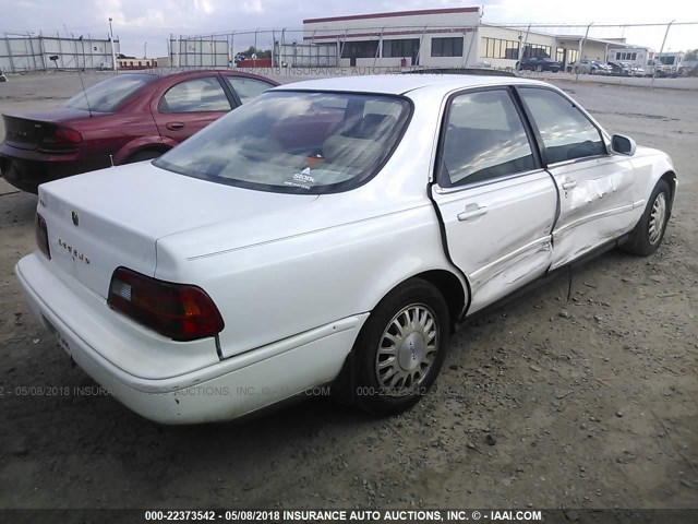 JH4KA7677SC001777 - 1995 ACURA LEGEND LS Ақ фото 4